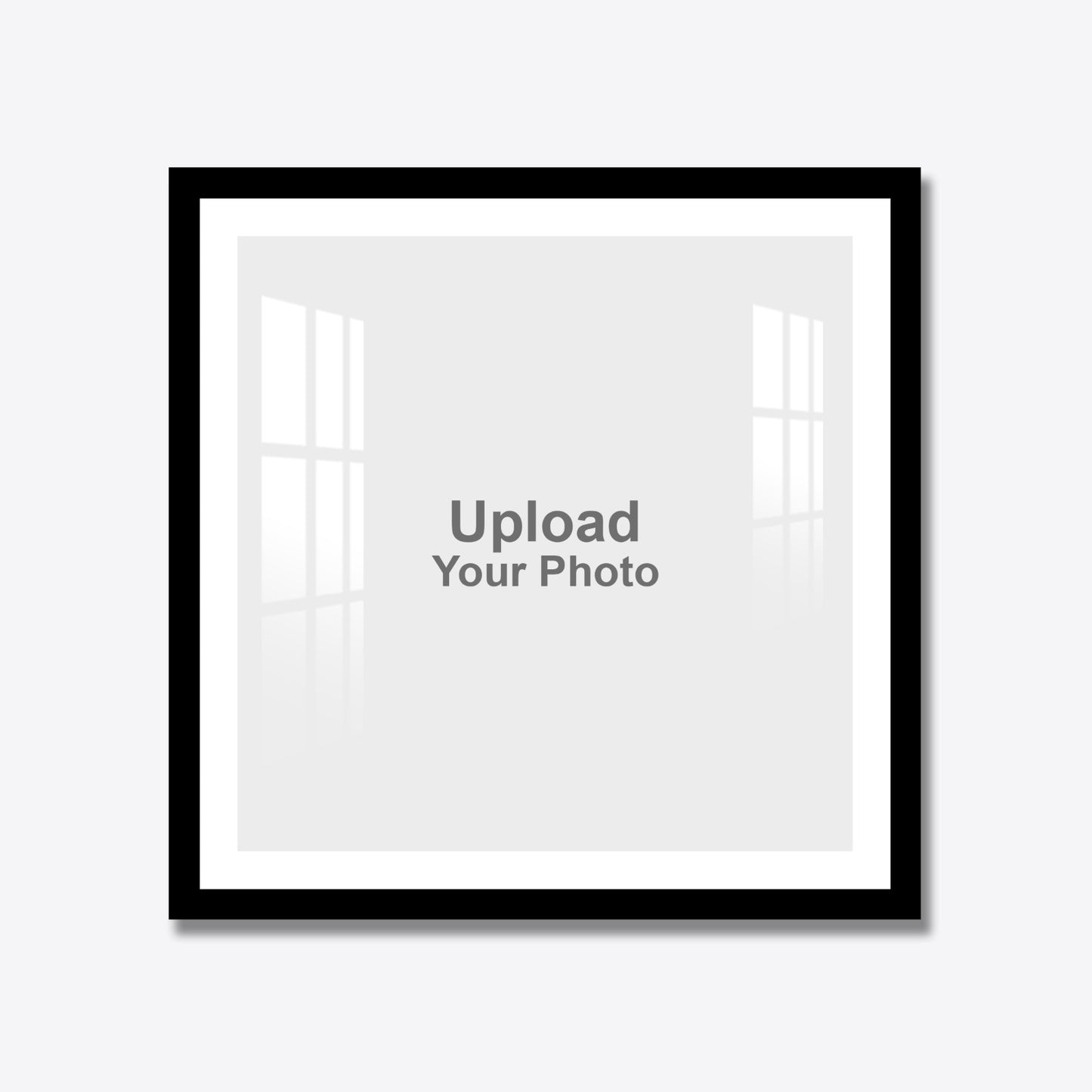 Acrylic Square Wall Photo Dual Border Frame